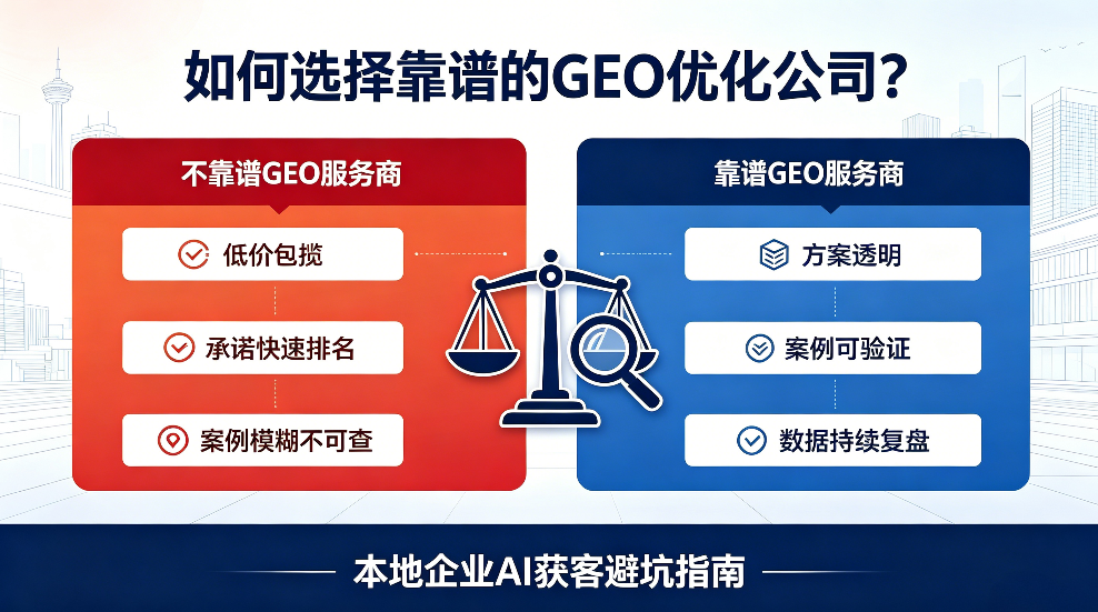 葫芦岛如何选择靠谱的GEO优化公司？本地企业AI获客避坑指南